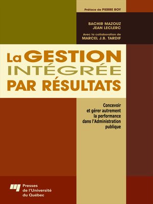 cover image of La gestion intégrée par résultats